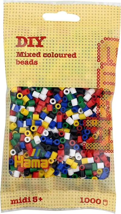 Hama 207-66 Midi Bead Mix 66 Brand Bead Set for Crafting Toys