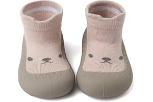 CHAOSLOOK Baby Sock Shoes Toddler Cartoon Soft Rubber Sole Non Slip Indoor Floor Slipper for Infant Boys Girls