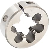 Drill America - DWTSR1-1228 1/2"-28 X 1 OD High Speed Steel Round Adjustable Die, DWT Series