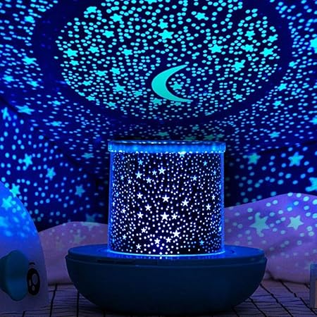 Xk Xk Chanceux Poisson Ciel étoilé Projecteur Veilleuse