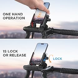 Miracase Motorcycle Phone Mount, [Support Video