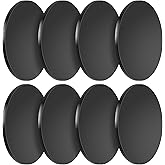 SALUINOKI 1/4 Round Steel Plate Base 2 inch Diameter 8 Pack, A36 Steel Plates Sheet Hot Rolled Weldable Circle