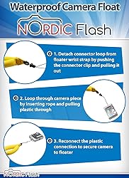 Waterproof Camera Float (2-Pack) Floating Strap for
