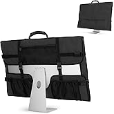 CURMIO Travel Carrying Bag Compatible with Apple 27" iMac Desktop Computer, Protective Storage Case Monitor Dust Cover with R