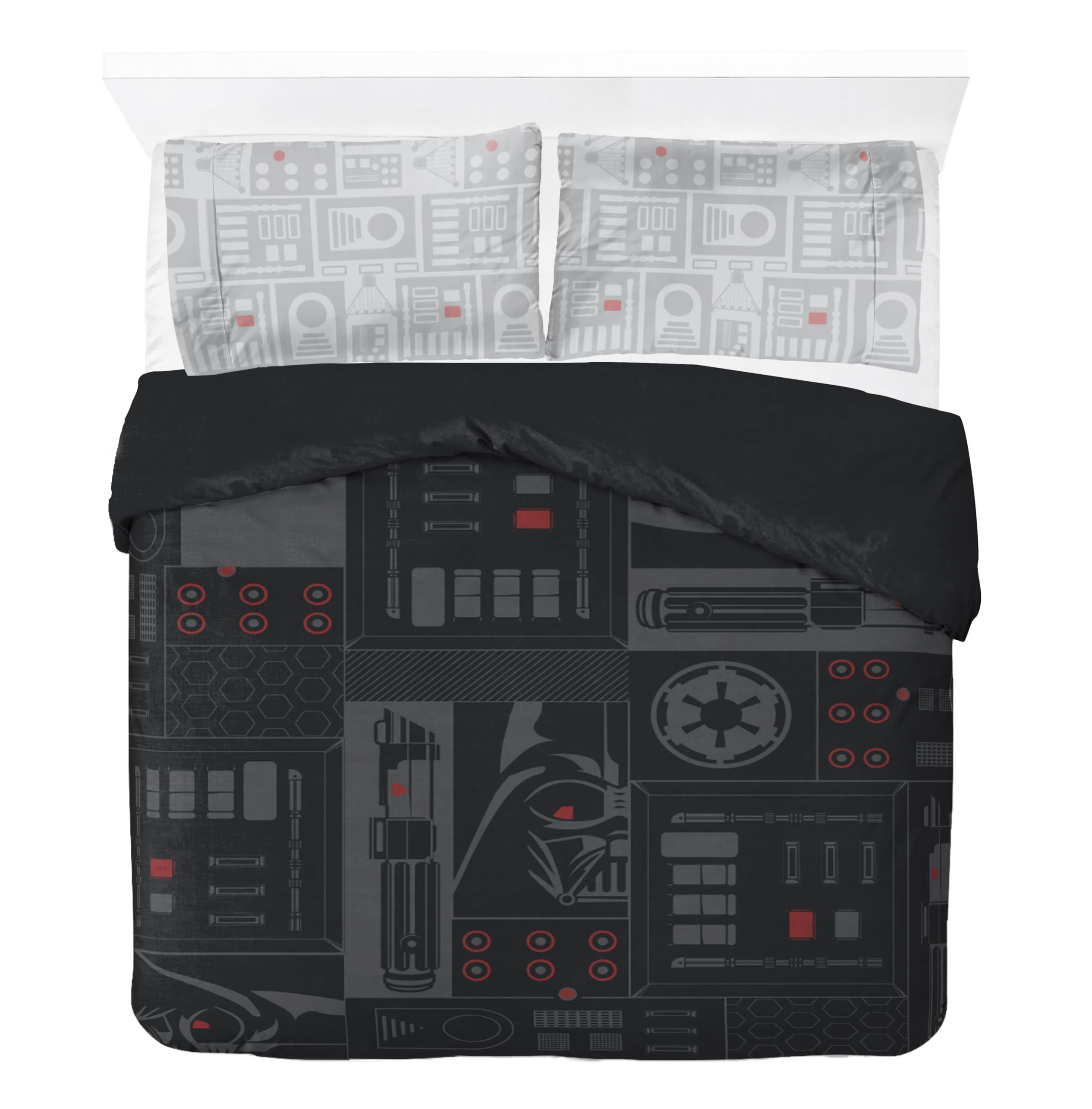 Jay Franco Star Wars Darth Vader 100% Cotton Double Duvet Cover Set - Includes 50 x 70cm Pillowcases