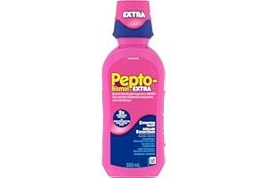Pepto Bismol Extra Strength Liquid, 2X Concentrated Formula, Upset Stomach Relief, Diarrhea Relief, Heartburn, Nausea, Indige