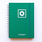 Roll &amp; Play Press Pathfinder 2E Player's Quest Notebook: 120 page, A5 hardback character journal with Pathfinder 2E character sheet, feat and spell trackers, lined paper and more