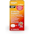Amazon Basic Care Immune Support Berry Chew Tablets, 32 Count