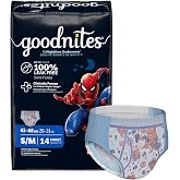 GoodNites Youth Youth Absorbent Underwear Small/Medium 43 to 68 lbs. 41313, 56 Ct