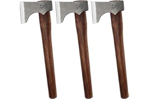 THRWCLUB Competition Throwing Axe, 3 Pack 16.5" Throwing Axes with 1065 High Carbon Steel & Hickory Wood Handle, Perfect for Axe Throwiing Game, Competition and Recreation, Gift for Men