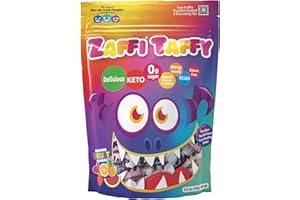 Zollipops Halloween Clean Teeth Zaffi Taffy, Natural Fruit, 10 Oz