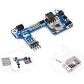 Waveshare PoE HAT for Raspberry Pi 4B/3B+, Power Over Ethernet (PoE) Support 802.3af, Compatible with Official Case, Supports Cooling Fan