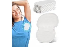 AOEOUN Underarm Sweat Pads,Premium Armpit Sweat Pads for Women and Men [100 Packs],Comfortable Unflavored, Non Visible, Disposable, Sweat Free Armpit Protection,Individual Package