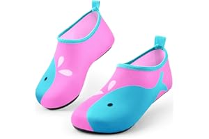 Sunnywoo Water Shoes for Kids Girls Boys，Toddler Kids Swim Water Shoes Quick Dry Non-Slip Water Skin Barefoot Sports Shoes Aqua Socks for Beach Outdoor Sports