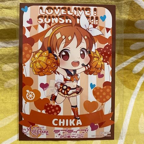 Amazon ラブライブ お台場 Theキャラ バレンタイン ブロマイド Aqours 千歌 アイドル 芸能人グッズ 通販