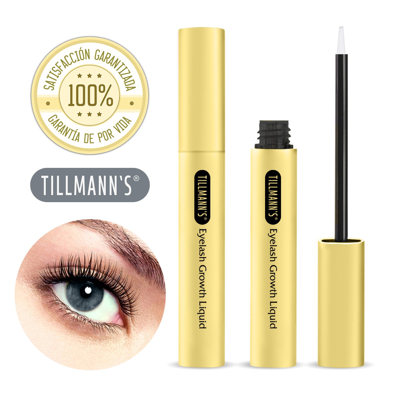 Tillmann\'s ® Serum Pestañas - Crece Pestañas Tratamiento - Para Tener Pestañas Largas Y Volumen