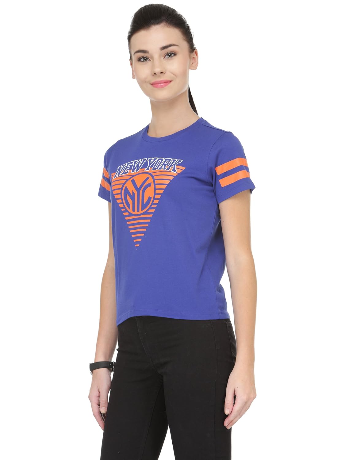 unshackled women's solid t-shirt