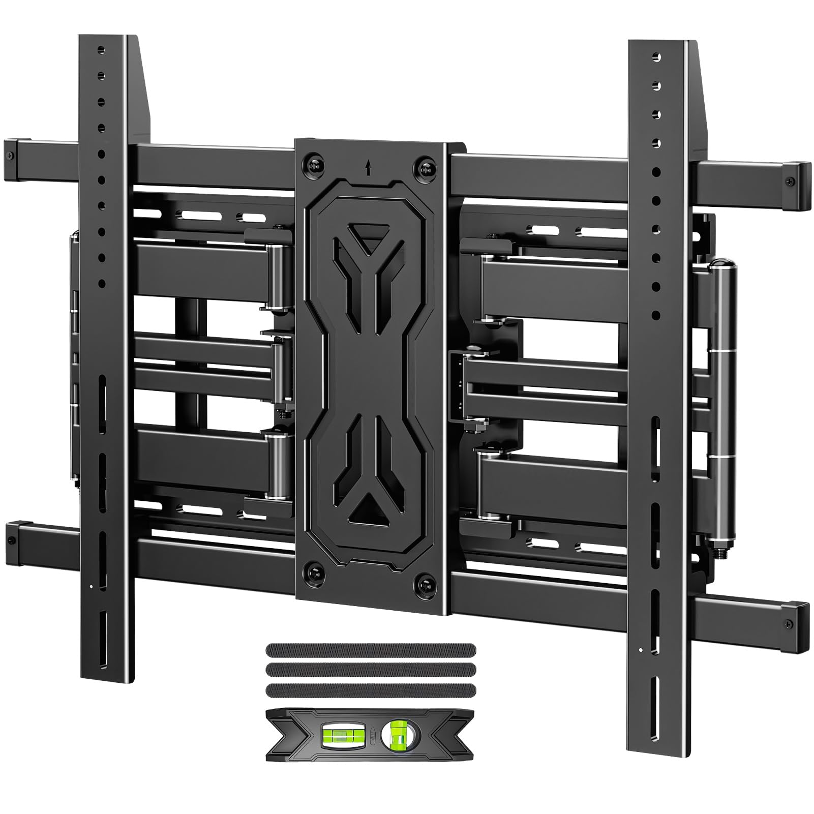 MOUNTUP TV Wall Mount Holds 250 lbs for 50-110 inch Large TVs, Heavy Duty Full Motion 1.65" Slim TV Bracket with Extension, Swivel & Tilt, Pre-Assembled, Max VESA 800x600mm, Fits 12-24" Studs, MU0096 Image