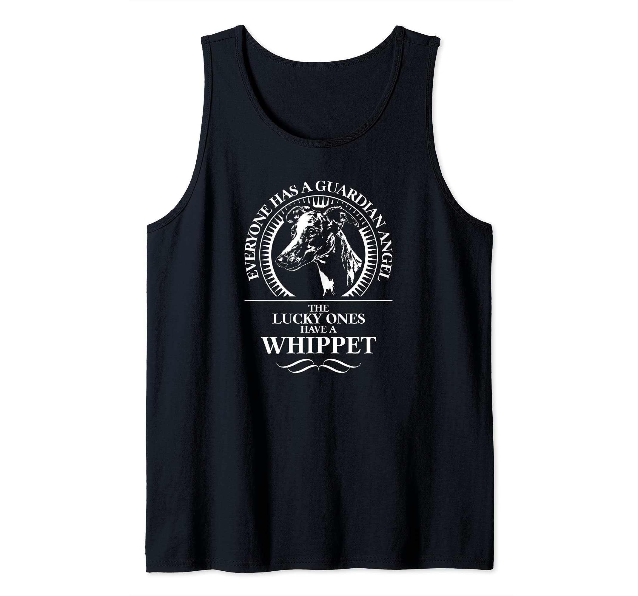 Proud Whippet Guardian Angel dog saying Tank Top