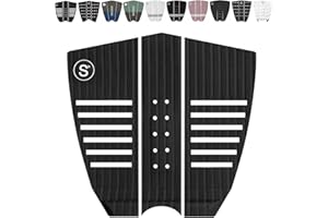 SYMPL Surf Traction Pad for Wide Surfboards • Fish & Grovel Boards • 3 Pieces • Maximum 3M Grip • Skimboards, Wakesurfs