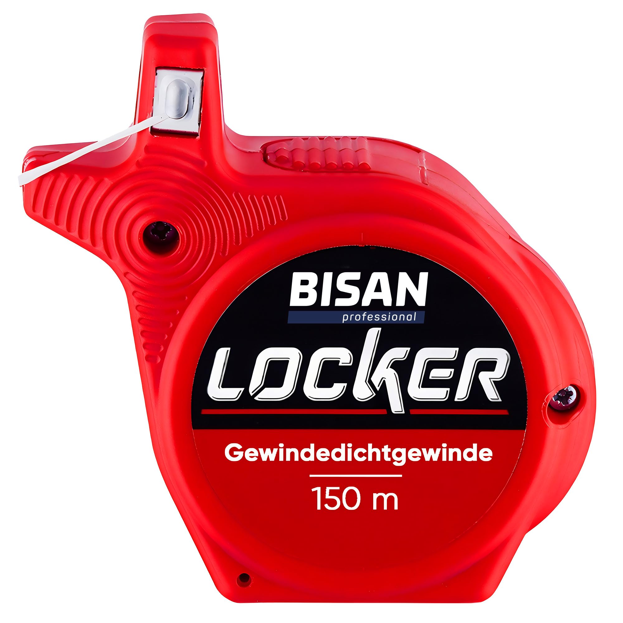 BISAN professional Locker Thread Sealing Thread 150 m, Sealing Thread White, Ideal for Gaseous, Water-Bearing, Central Heating and Compressed Air Installations