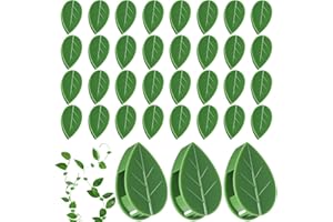 Pwfkgo 60 Pcs Plant Wall Clips, Plant Climbing Wall Fixture Clips, Wall Vines Fixing Clips with 72 Adhesive Stickers, Self-Adhesive Plant Fixer for Vine Support and Indoor Outdoor Decoration