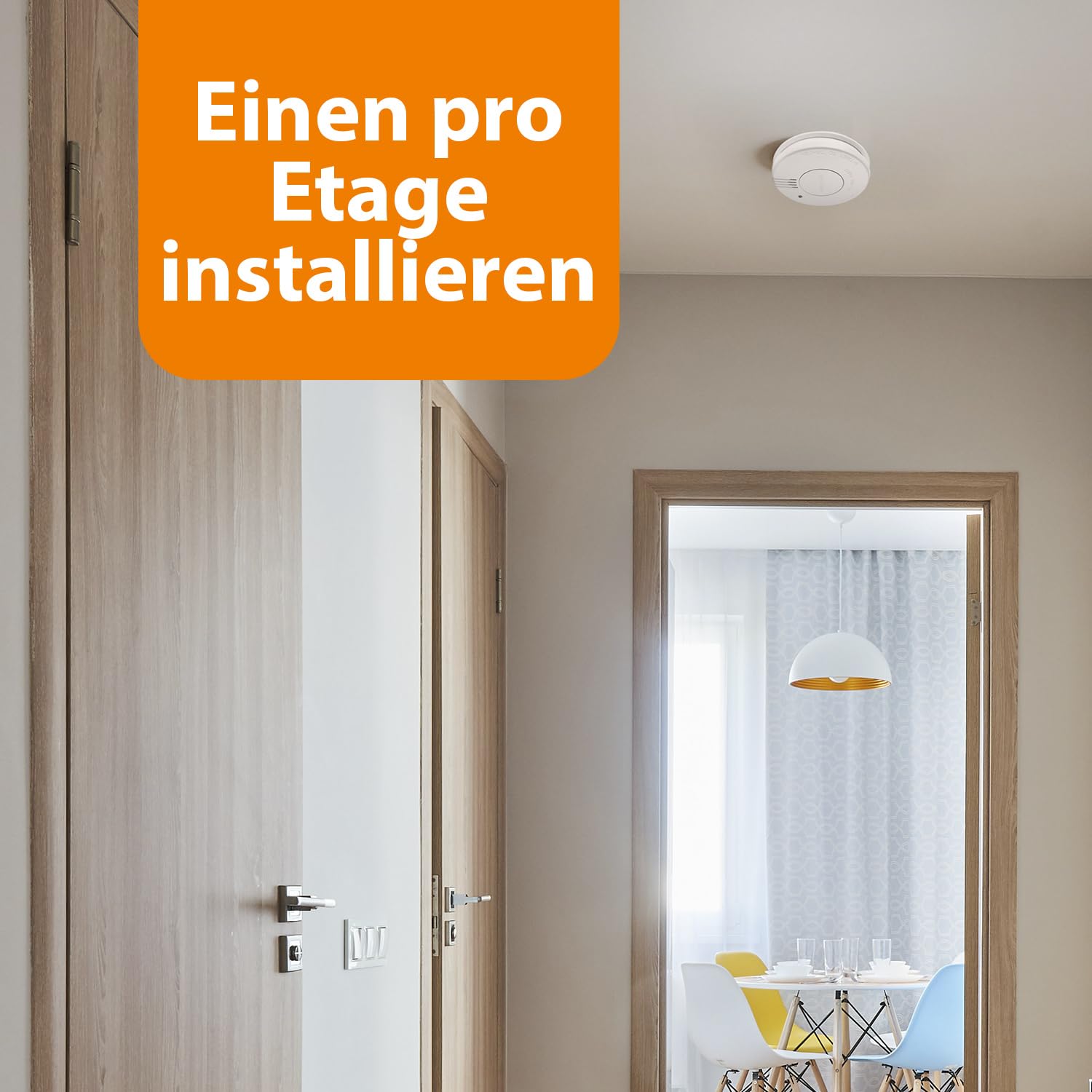 Smartwares Rauchmelder FSM-11517 2er-Set, 5-Jahre-Batterie, NF-zertifiziert 5