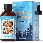 SALUBRITO Gingerbread Essential Oil 4 Fl.Oz (120ml), Pure & Natural Fragrance Oils, Winter Essential Oil for Diffuser, Candle & Soap Making, Strong Scented Oil & Diffuser Oil
