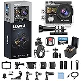 AKASO Brave 4 Action Camera 4K 30fps with 64GB