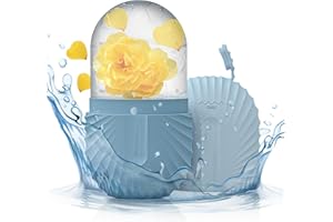 AQUUAERA Ice Face Roller, Ice Cube Roller for Face，Facial Beauty Ice Roller Skin Care Tools,De-Puff Eye Bags, Reduce Migraine Pain（Blue）