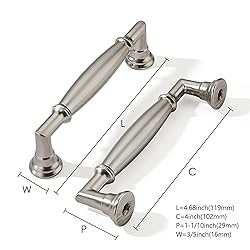 khtumeware 10 Pack 4 Inch(102mm) Brushed Satin