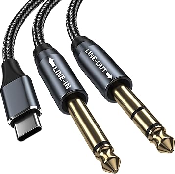 Amazon Com 1 4 Usb C Adapter Koopao 1 4 To Usb C Guitar Cable Usb C To 1 4 Inch Instrument Cable 3m 9 9ft Support Audio Recording Or Playing On Cellphone Mac For Electric Bass Guitar Amazon Com 1 4 Usb C Adapter Koopao 1 4 To Usb C Guitar Cable Usb C To 1 4 Inch Instrument Cable 3m 9 9ft Support Audio Recording Or Playing On Cellphone Mac For Electric Bass Guitar