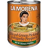 La Morena Sliced Jalapeño Peppers, 28oz (1 unit)