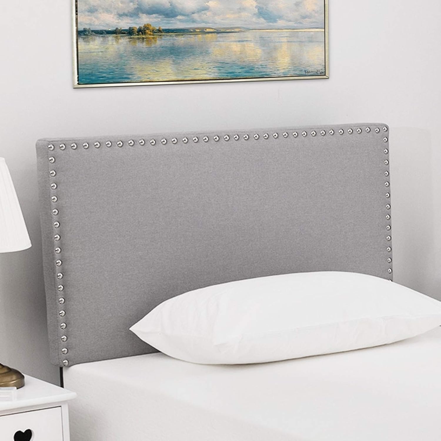 Best full bed headboard gold upholstery
