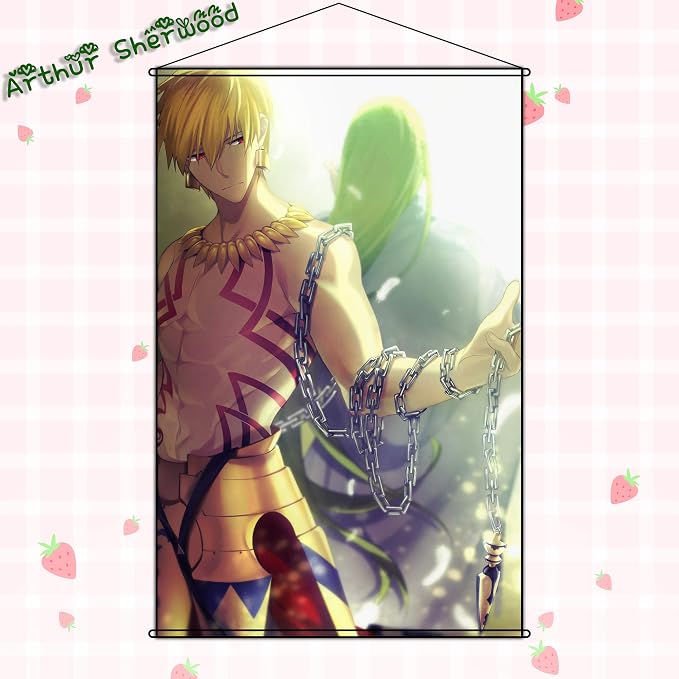Amazon Arthur Sherwood タペストリー Fate Grand Order フェイト グランド オーダー Fgo ギルガメッシュ ポスター 掛ける絵 約50cmx70cm B2 アニメ 萌えグッズ 通販