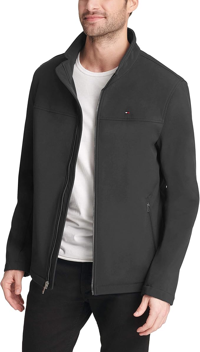 Tommy Hilfiger 汤米希尔费格 防泼水 男式软壳夹克外套 4折.99 多色可选 海淘转运到手约￥470