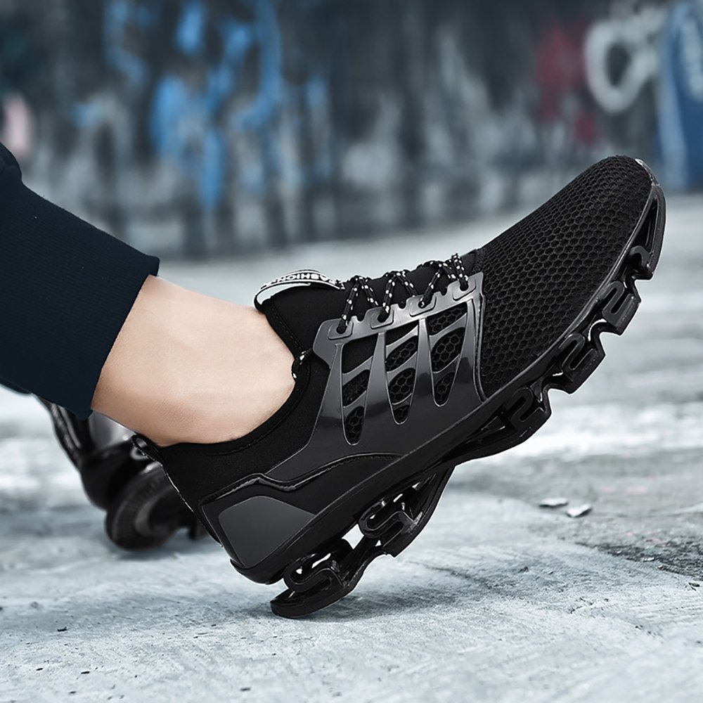 Smapavic Mens Outdoor Sport Walking Shoes Lightweight Mesh Wide Sneakers Trail Running Shoes