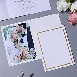 Apprabbr 100 Pcs Photo Folders for 4x6 or 5x7
