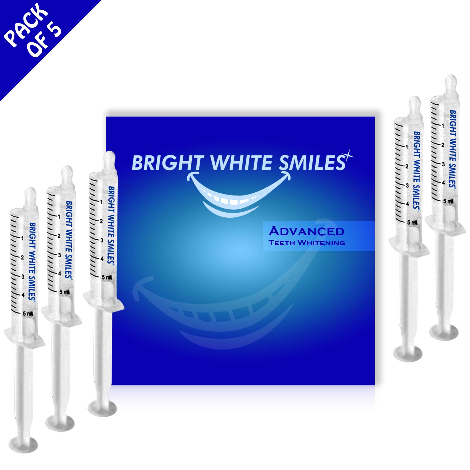 Bright White Smiles 10-Pack Teeth Whitening Gel Refills
