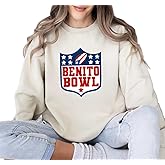 Football Bunny Sweatshirt 2026 – Benito Bowl Football Fan Shirt – Puerto Rico Unisex Game Day Crewneck – Football Fan Gift