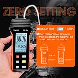 WapoRich RQ-189A Digital Manometer Dual Port Gas Pressure Tester HVAC 11 Units view 6