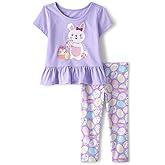 The Children's Place baby-girls And Toddler Easter Bunny Outfit 2 Piece Set