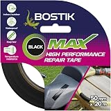 Bostik Max Repair Tape Black 50mm x 20m Ultra Strong Waterproof Duct Tape