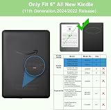 TQQ Kindle Case 6 inch 11th Gen 2022 2024 Premium Slim Lightweight Auto Sleep view 2