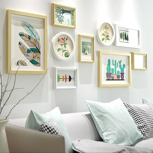 Estilo De Casa De Campo Decoracion De Marco De Foto Muro De Pared