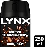 Lynx Dark Temptation Body Spray 250ml Men's Deodorant Chocolate Scent 48Hr view 2