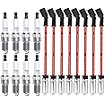 TICANEE Iridium Spark Plugs and Wires Set for Chevy 5.3L Silverado 1500 Suburban Avalanche Tahoe 4.8L 6.0L, 41 110 12621258 Spark Plugs Compatible with GMC Yukon Sierra
