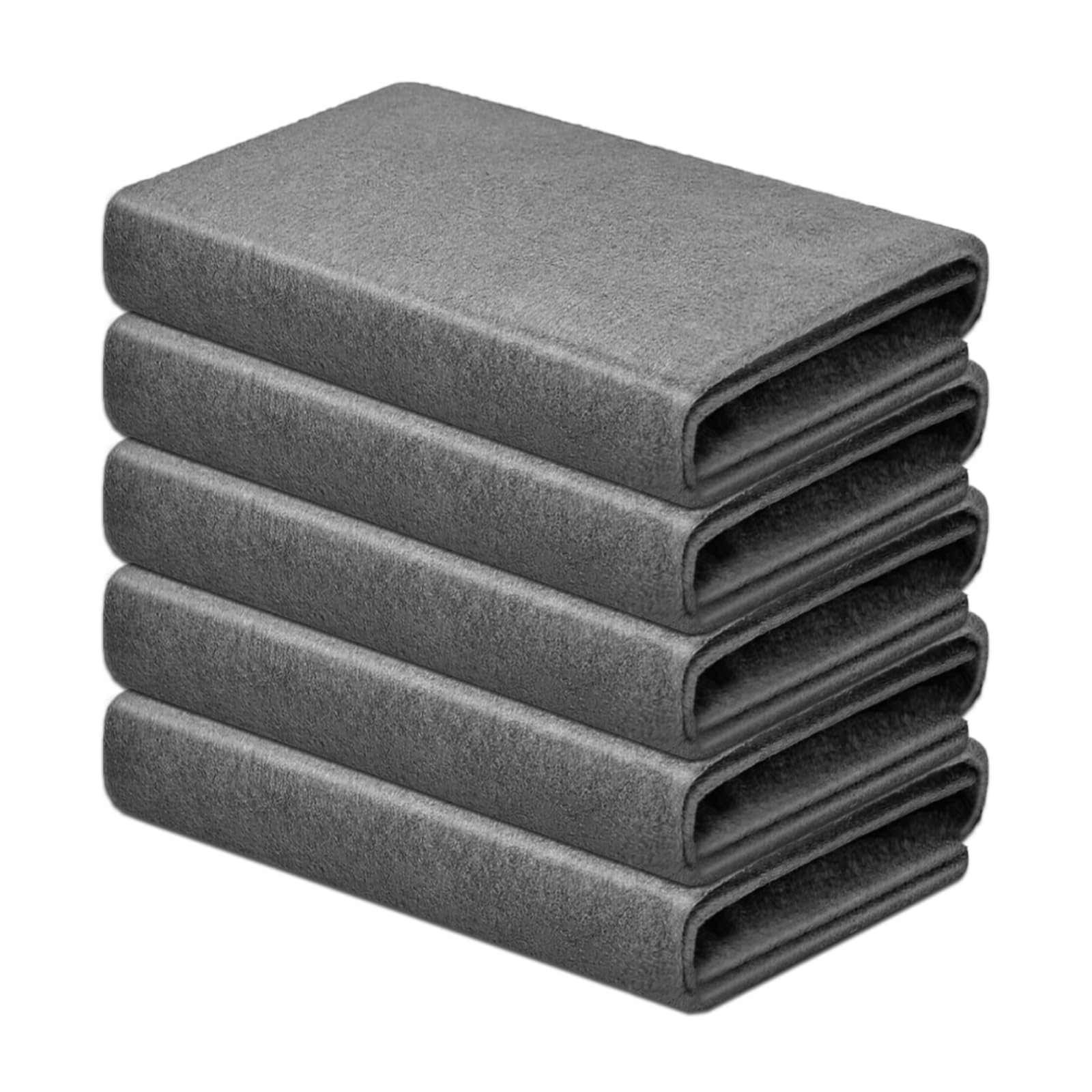 Vicloon 5PCS Microfiber Glass Cleaning Cloth, Reuseable Streak Free Magic Fiber Microfiber Cleaning Cloth, No Trace Absorben Microfiber Cleaning Rags for Kitchens Glass Cars Windows (30 * 40CM)