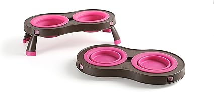 Amazon Com Popware For Pets Dexas Elevated Tandem Feeder Bowls