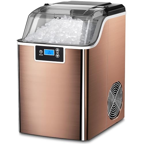 Xbeauty Nugget Ice Maker Countertop, Pebble Ice Maker Machine with Self ...